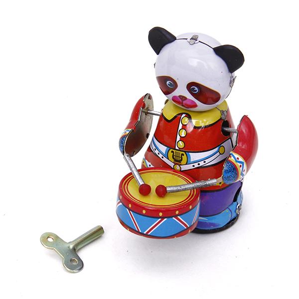 Vintage And Collectible Toys - Jouet Panda Batteur à Manivelle Style