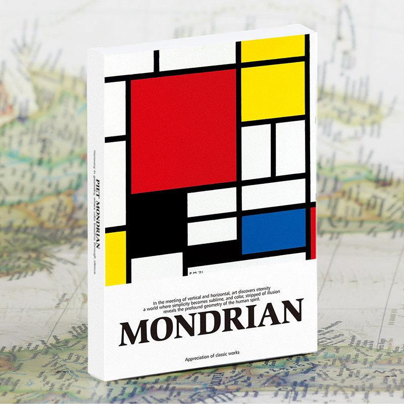 Collectible Vintage Greeting Cards - 30 cartes postales vintage Piet Mondrian,