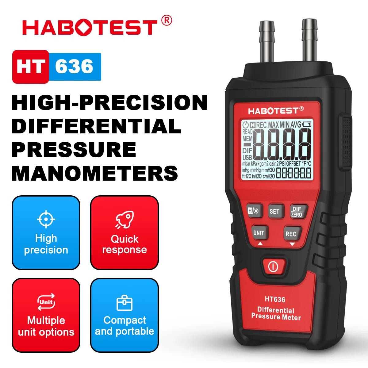 Analog Meter Gauge - HABOTEST HT636 manomètre numérique manomètre compteur