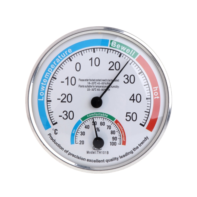 Analog Meter Gauge - Thermomètre analogique portable hygromètre température humidité