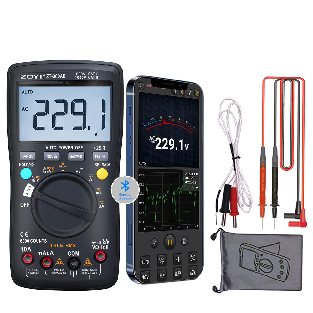 Analog Meter Gauge - ZOYI-Multimètre numérique professionnel, testeur analogique, True