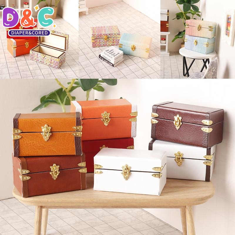 Vintage Toy Collector - Valise l'inventaire en cuir vintage, boîte