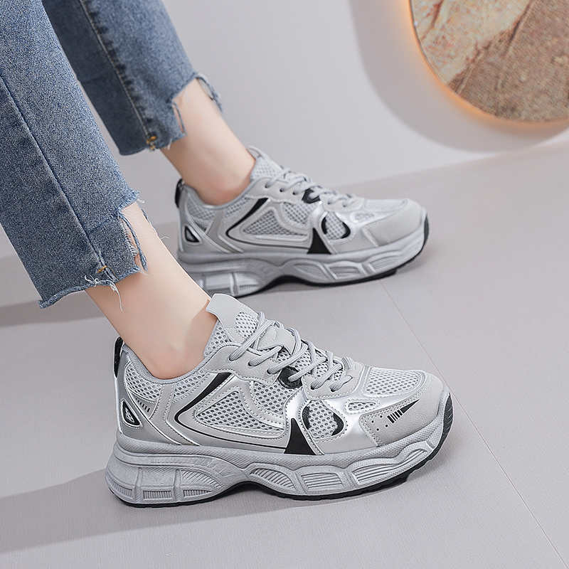 Vintage Item - Baskets Chunky à Plateforme pour Femme,