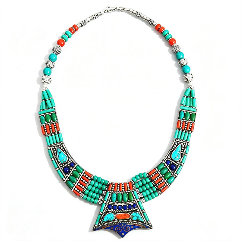 Vintage Collectible Jewelry - BO00-Vintage-Colliers de la présidence incrustés de