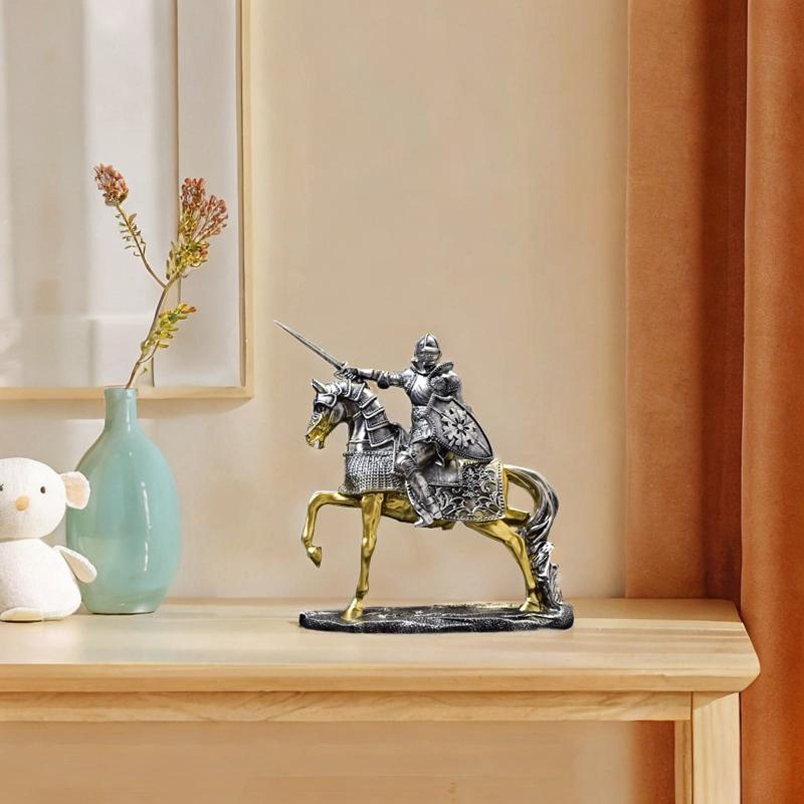 Statue de cheval de chevalier  - Vintage Collectible Ornaments avis et prix