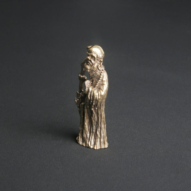 Statue de Maître Zen en Laiton - Vintage Collectible Ornaments avis et prix