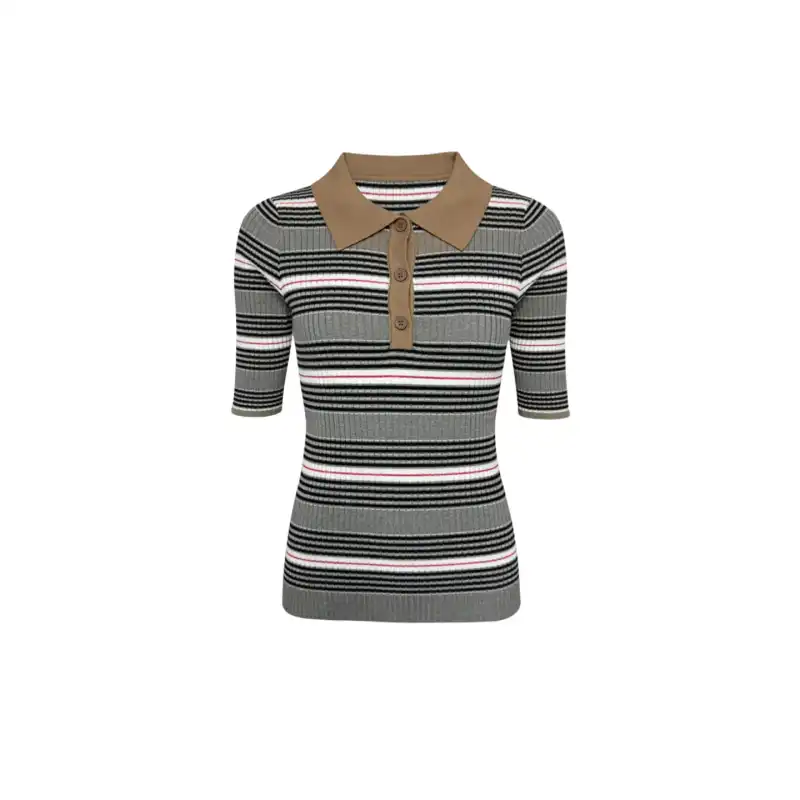 T-shirt Femme Slim en Soie Gla - Vintage Collectible Buttons avis et prix