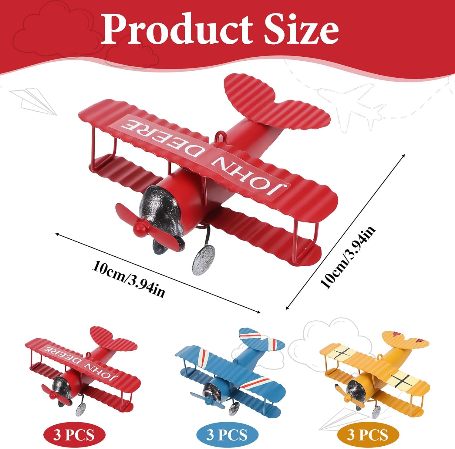 Modèle d'avion vintage en méta - Vintage Collectible Ornaments avis et prix