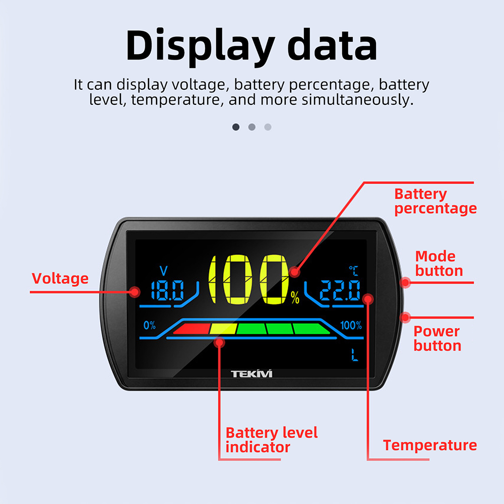 Voltmètre de capacité de batte - Analog Meter Gauge avis et prix