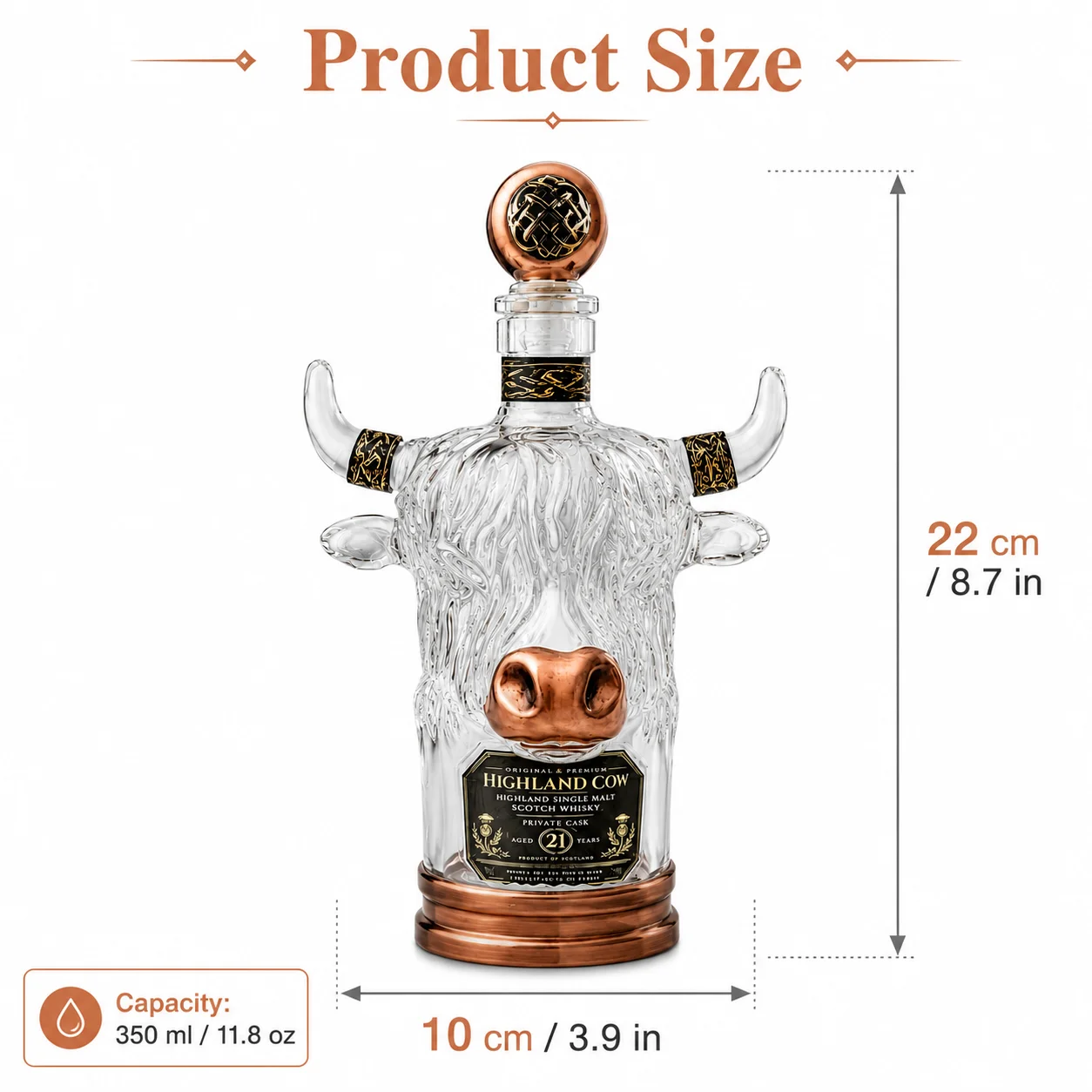Carafe à whisky en verre en fo - Vintage Collectible Liquor Bottles avis et prix