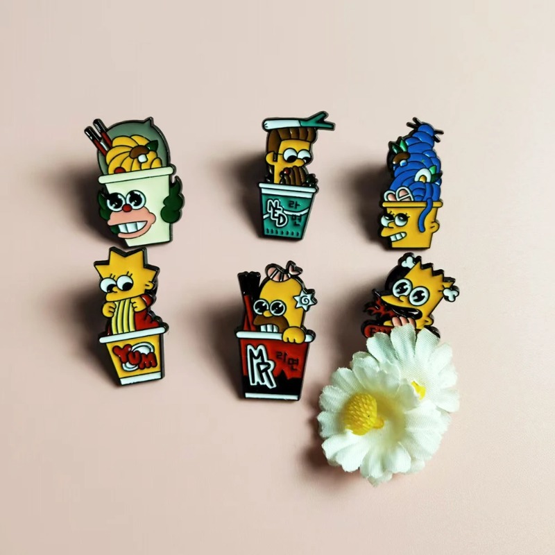 Ensemble de 6 badges amusants  - Vintage Item avis et prix