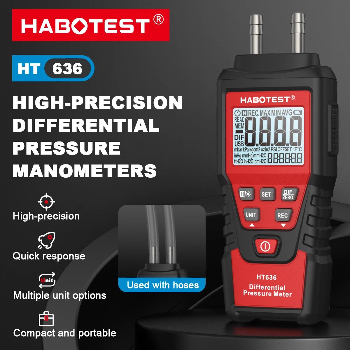 HABOTEST HT636 manomètre numér - Analog Meter Gauge avis et prix