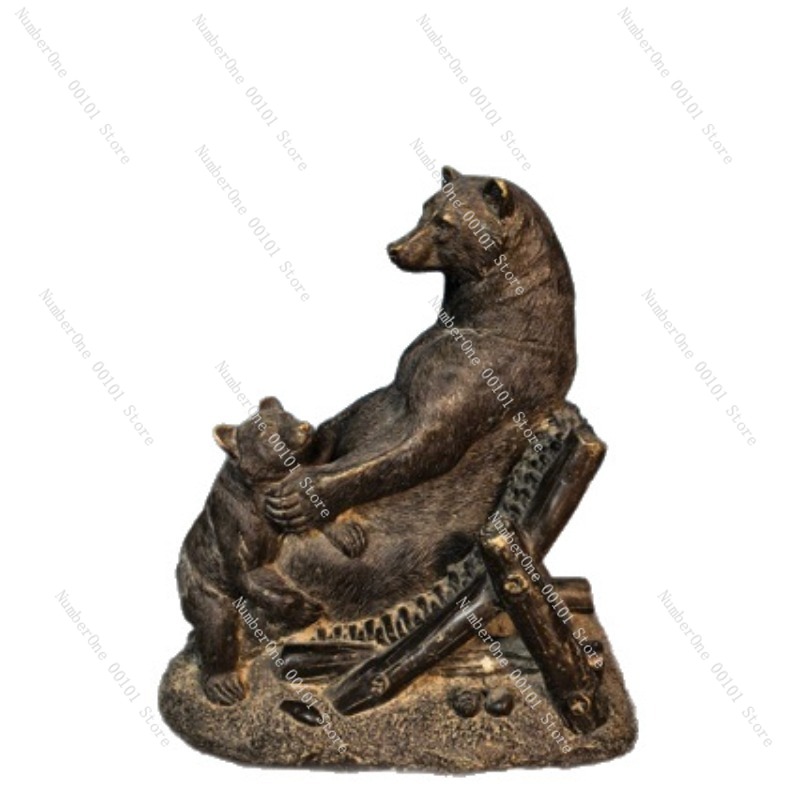 Ornement d'ours en bronze anti - Vintage Collectible Bears avis et prix