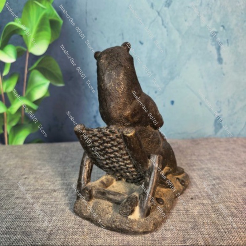 Ornement d'ours en bronze anti - Vintage Collectible Bears avis et prix