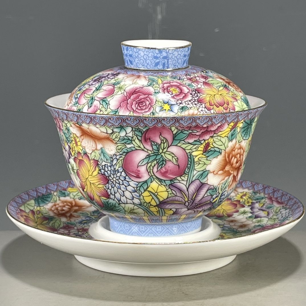 Gaiwan chinois vintage en céra - Vintage Collectible Pottery avis et prix