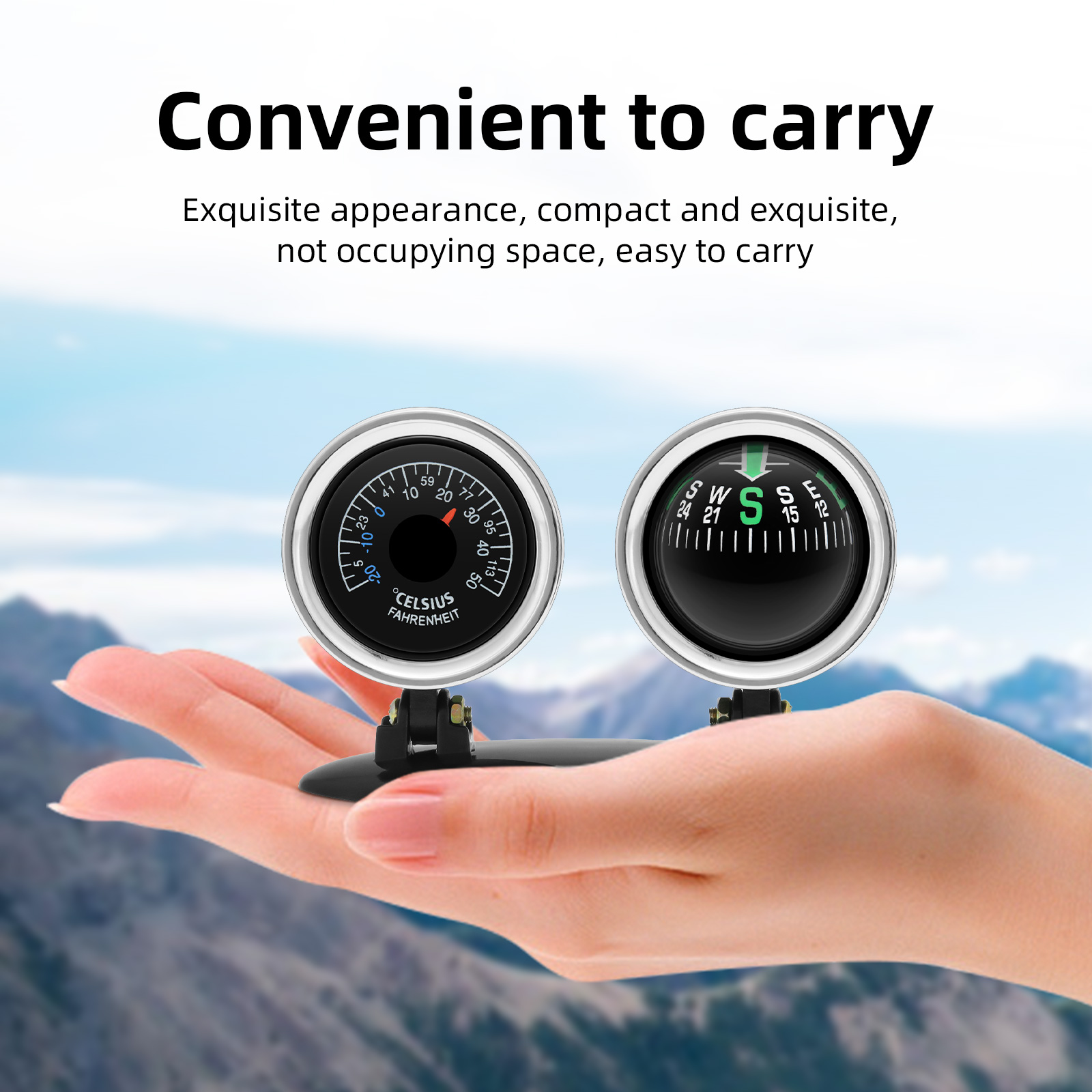 Ornements de voiture, boussole - Analog Meter Gauge avis et prix