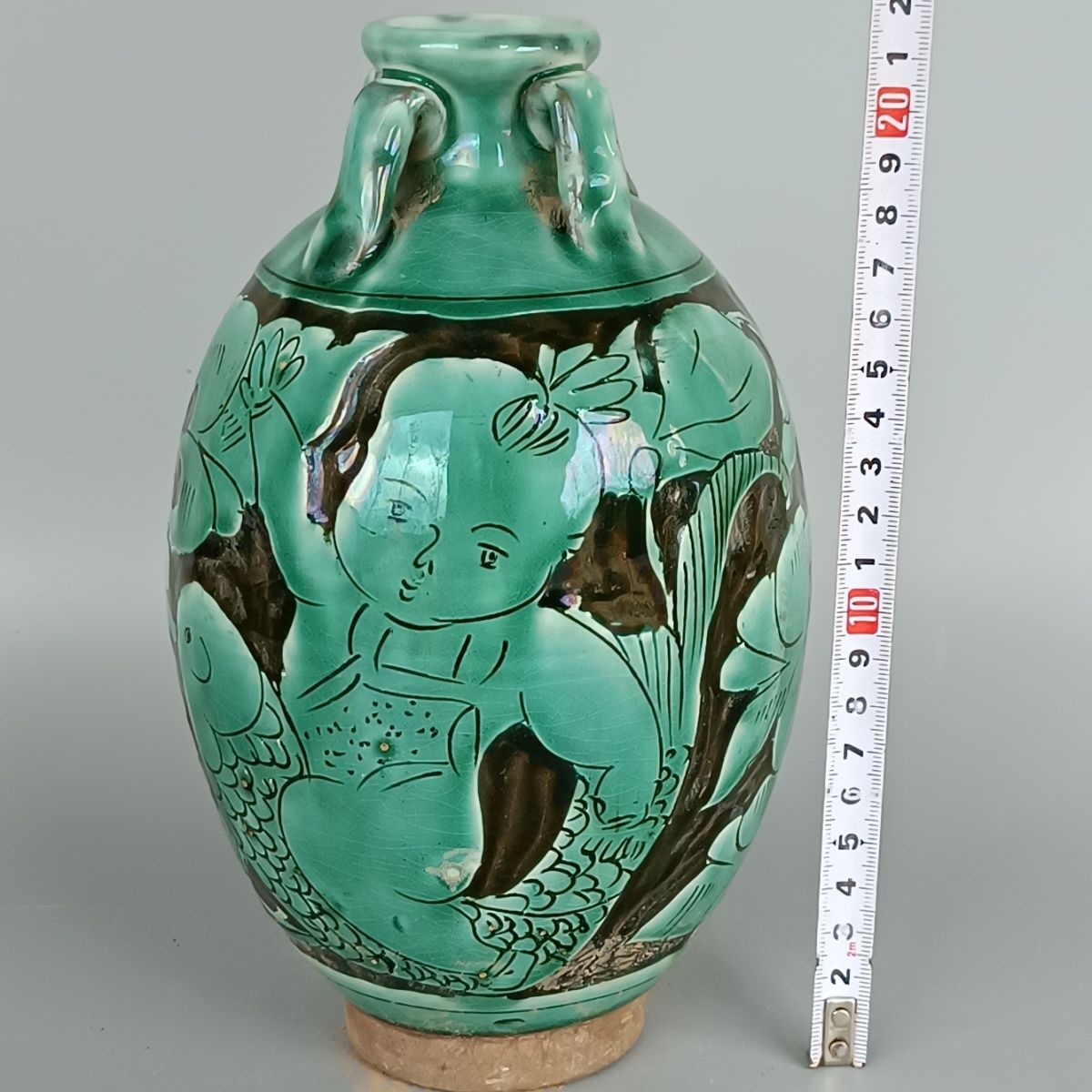 Vase antique vintage à quatre  - Vintage Collectible Pottery avis et prix