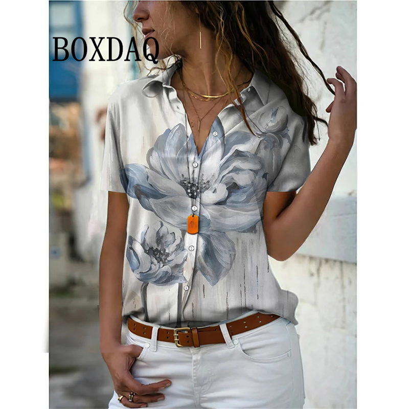Chemise à imprimé floral vinta - Vintage Collectible Buttons avis et prix