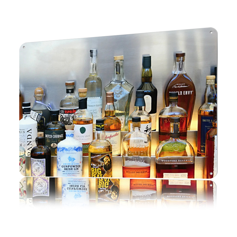 Affiche de Collection de boute - Vintage Collectible Liquor Bottles avis et prix