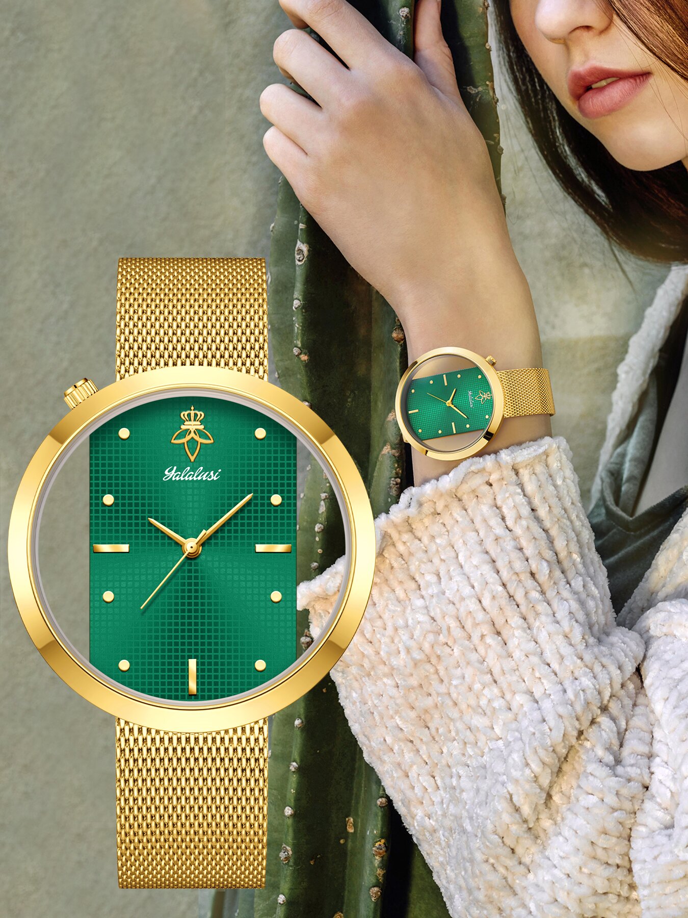 Montre pour femmes YaLaLuSi de - Vintage Watch Crystal avis et prix